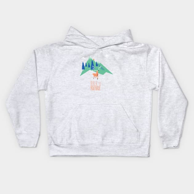 Back to Nature 2 Kids Hoodie by BabyKarot